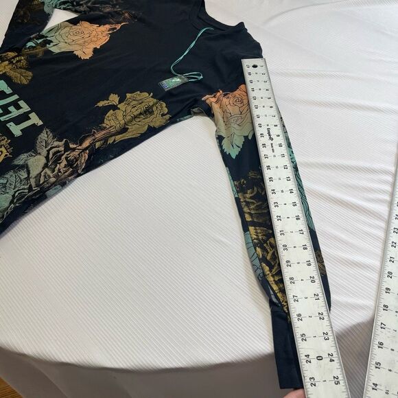 NWT True Love False Idols Black Long Sleeve Shirt Size Large New - Picture 6 of 13